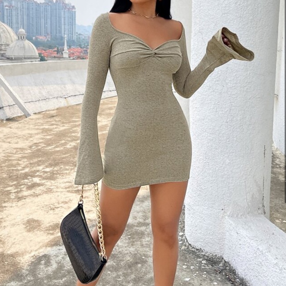Sleeve Bodycon Dress
